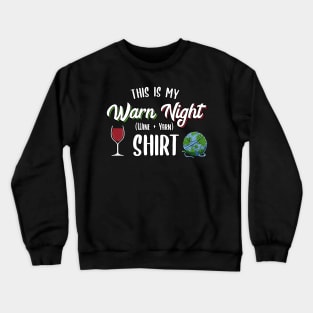 Crochet and Wine | Knitting Crocheting Gift Idea Crewneck Sweatshirt